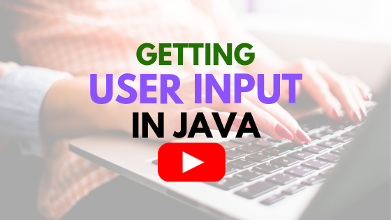 Getting user input in Java can be intimidating for beginners. With practice, it can become easy.