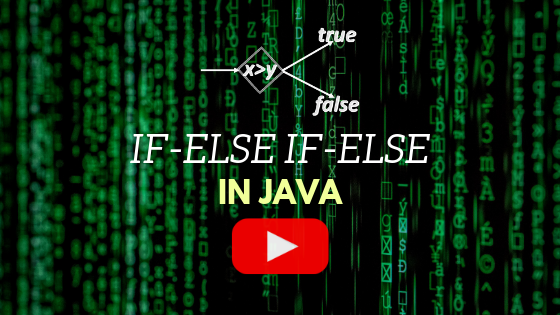 if-else if-else statements in Java