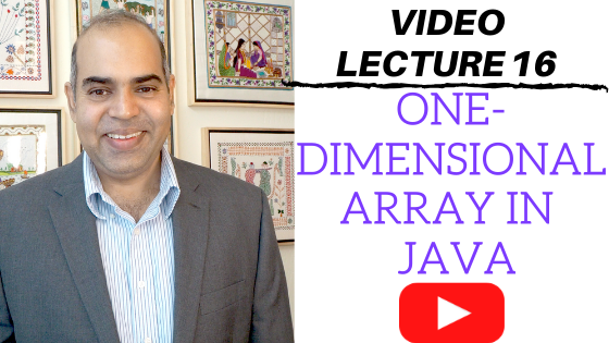 Single dimensional array in Java