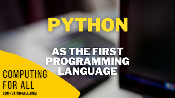 Python as the first programming language